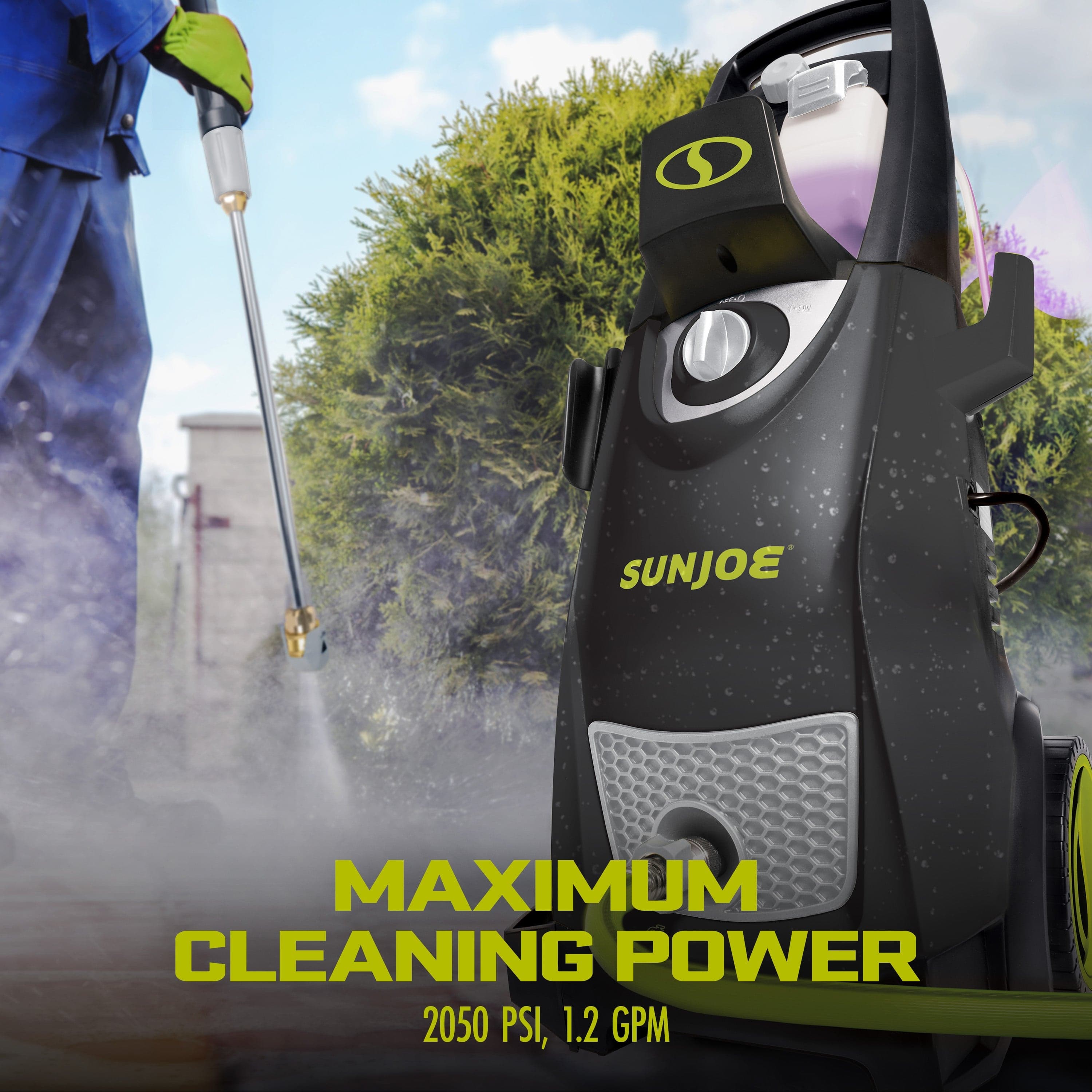 Sun Joe SPX3000 2030 PSI Electric Pressure Washer