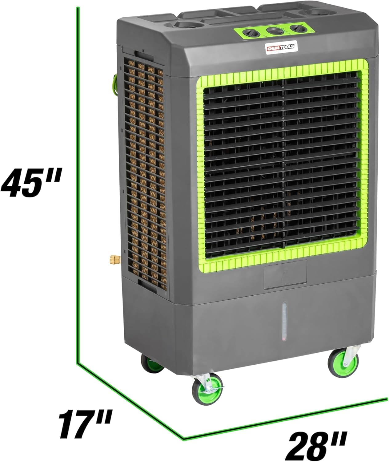 OEMTOOLS Portable Swamp Cooler, 5300 CFM, Cools 1600 sq ft