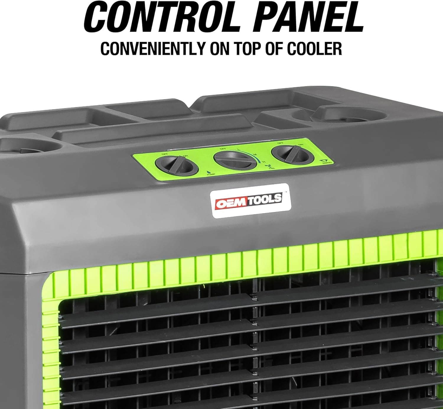 OEMTOOLS Portable Swamp Cooler, 5300 CFM, Cools 1600 sq ft