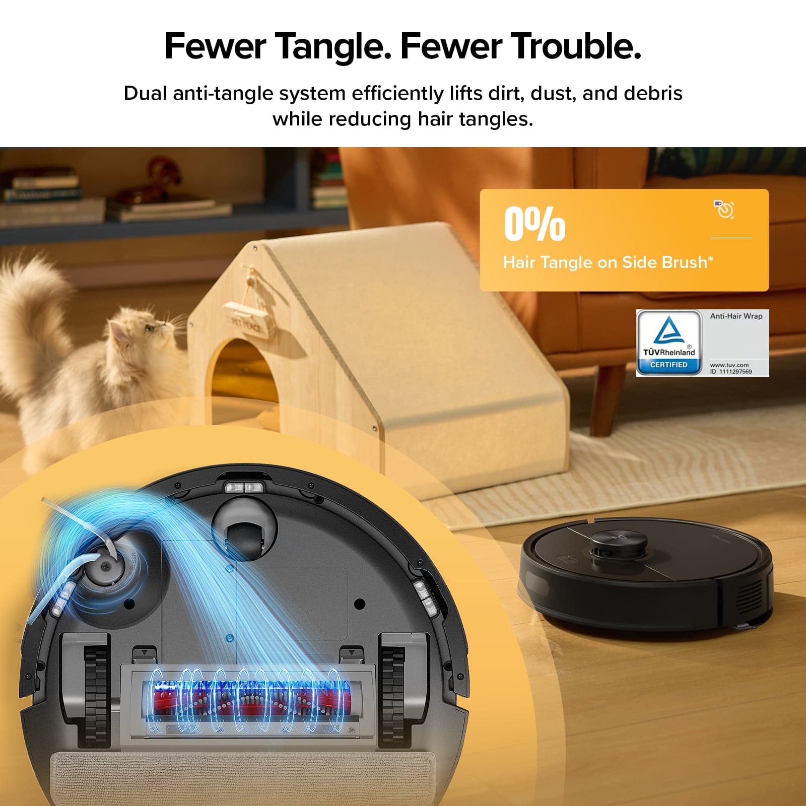 Roborock Q7 M5+ Robot Vacuum and Mop with Self-Empty Dock, LiDAR