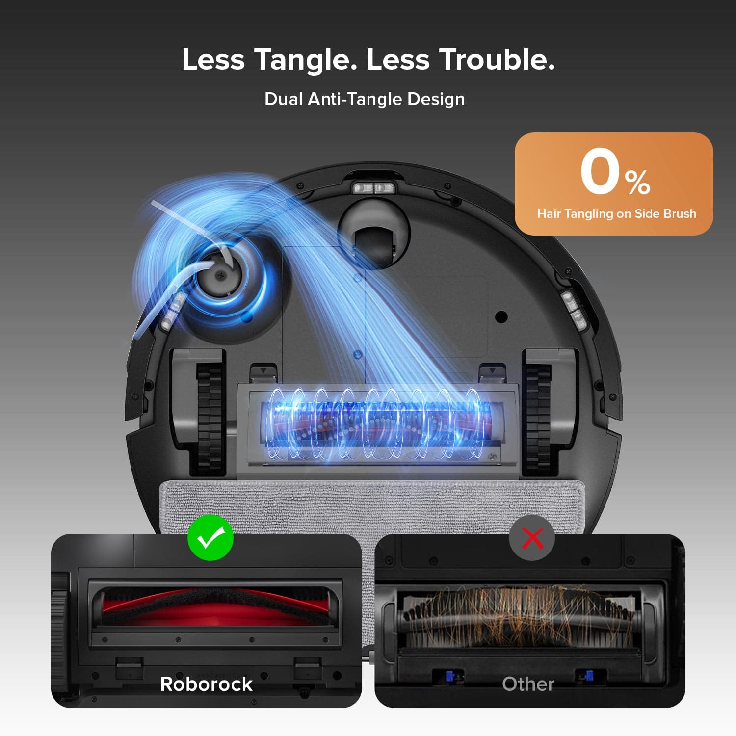 Roborock Q10 S5+ Robot Vacuum and Mop with 70-Day Self-Empty Dock