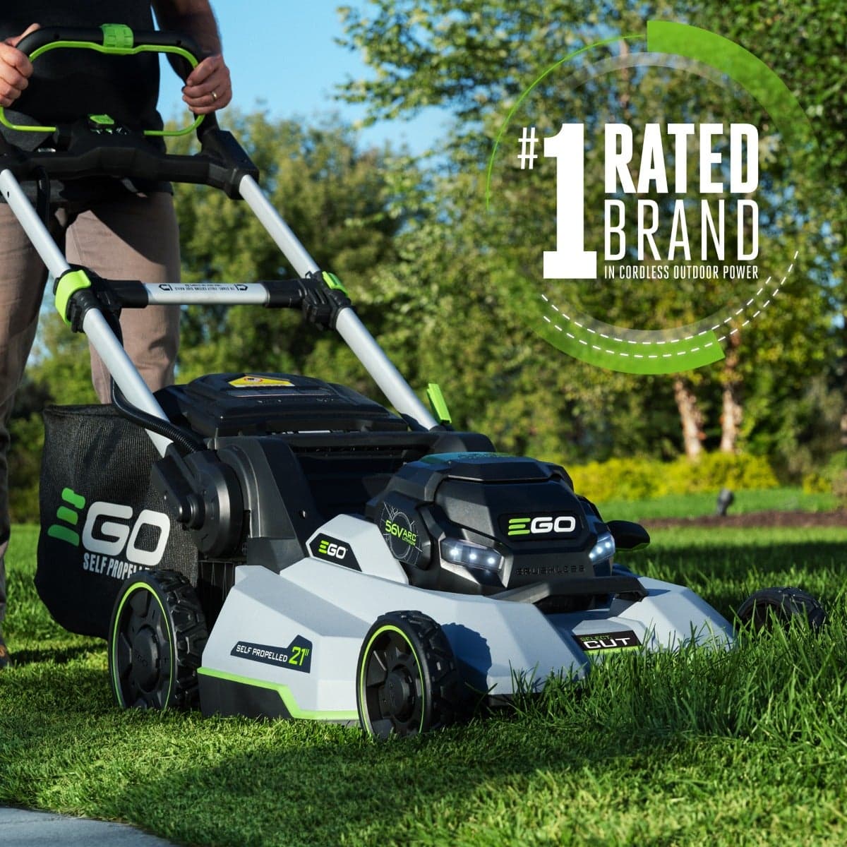 EGO Power+ LM2135SP 21-inch Select Cut Self-Propelled Mower Kit
