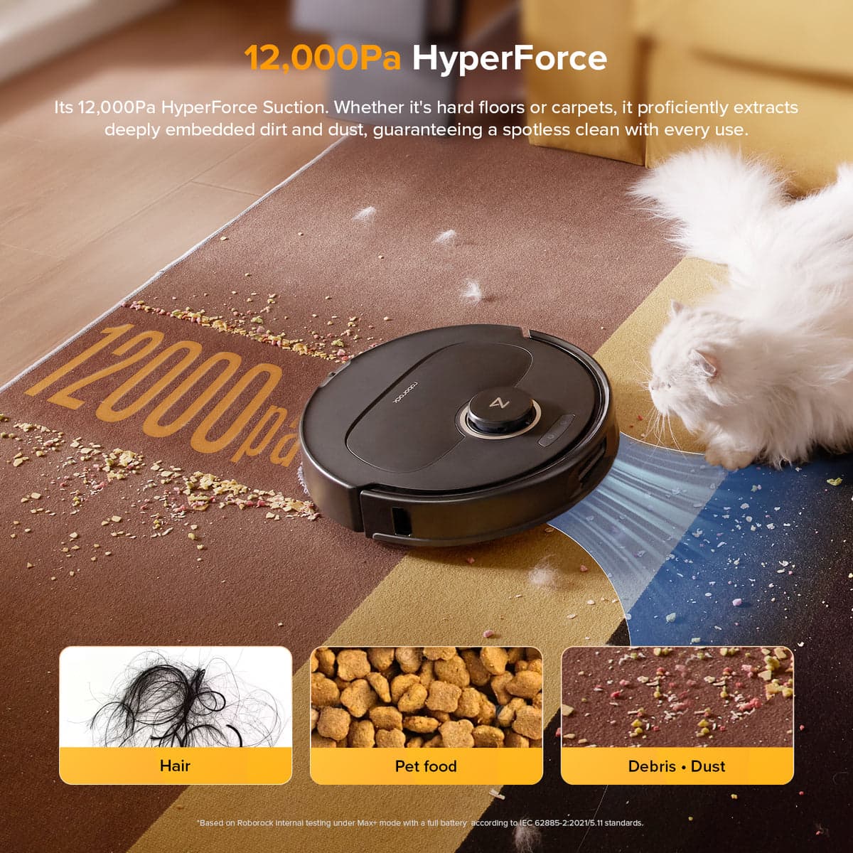 Roborock Qrevo S5V Robot Vacuum and Mop with FlexiArm