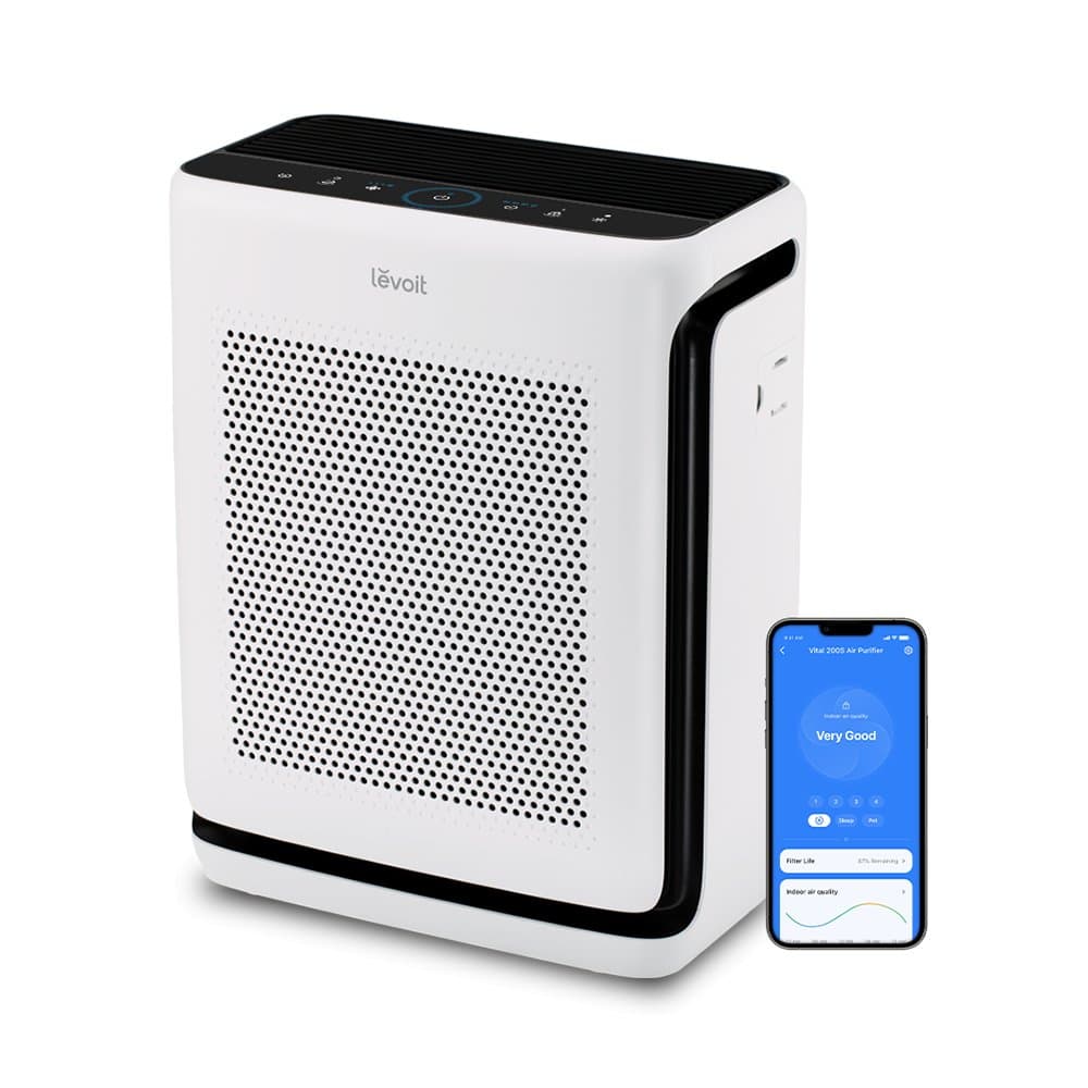 Levoit Vital 200S-P Smart HEPA Air Purifier for Large Rooms, 1800+ sq ft