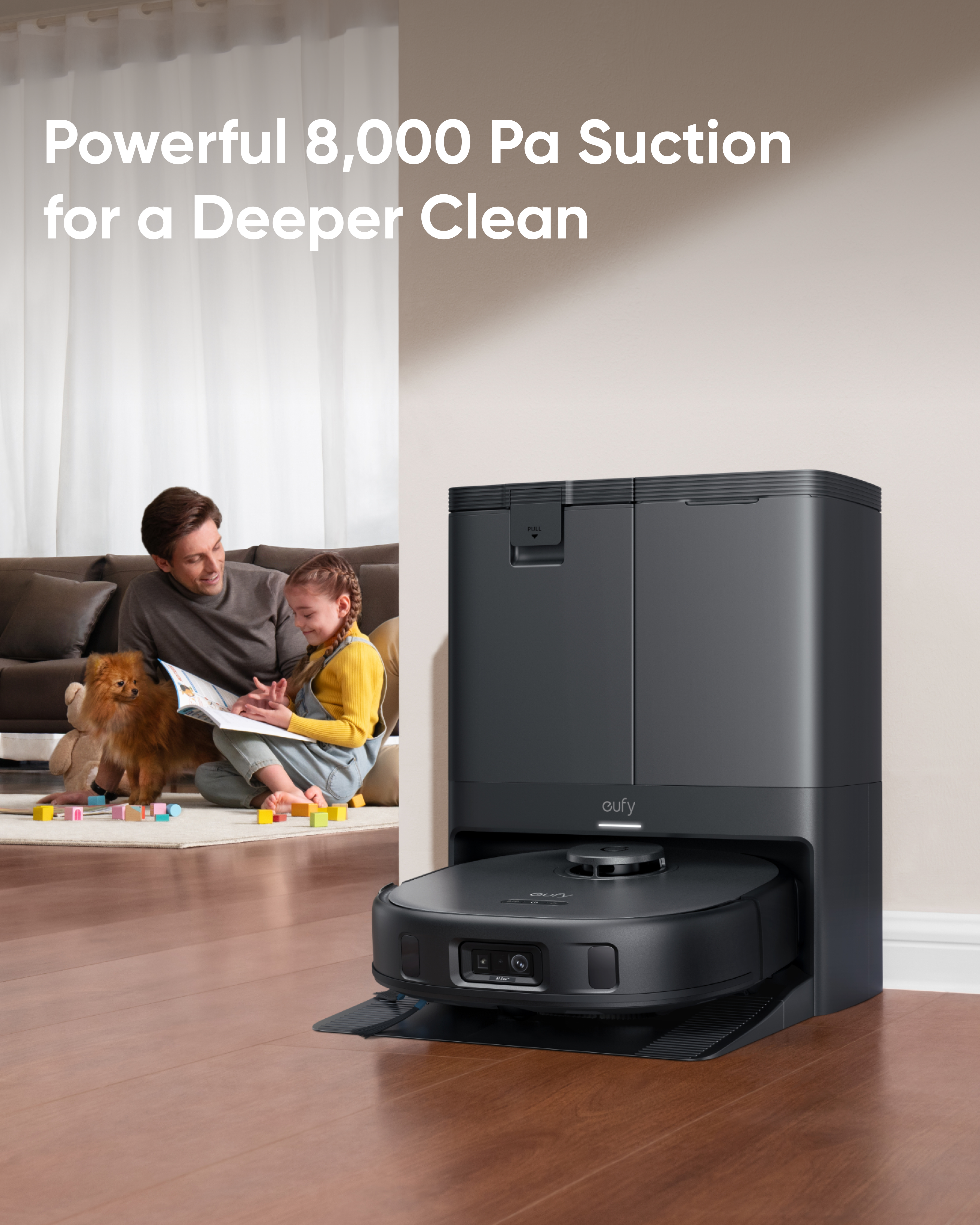eufy X10 Pro Omni Robot Vacuum and Mop with All-in-One Station
